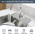 Kitchen Faucet Sink Splash Guard, Silicone Faucet Water Catcher Mat – Sink - Image 3