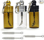 3 Pack Mini Glass Containers by pynogeez