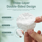 GWT Premium Cotton Rounds for Face, 100% Pure & Lint-Free Cotton Pads, Soft & - Image 2