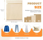 4Pcs Large Cotton Mesh Laundry Bags - Image 5