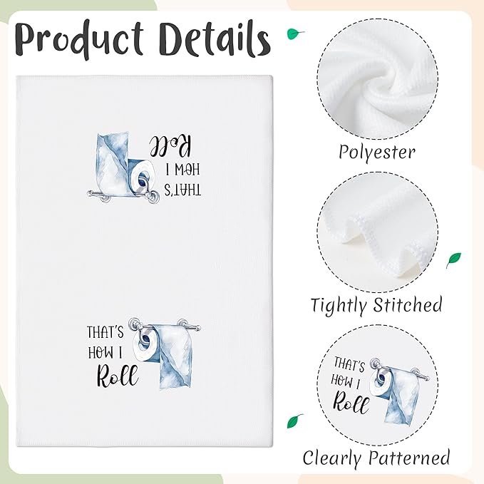 GROBRO7 Funny Sayings Hand Towel - Image 3