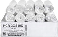Aluf Plastics High Density Trash Bags, 30 Gallon, 10 Micron, by AlufPlastics