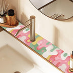 Kitchen Sink Splash Guard 2 PCS 14.7 Inch Sink Faucet Mat Splash Guard - Image 7