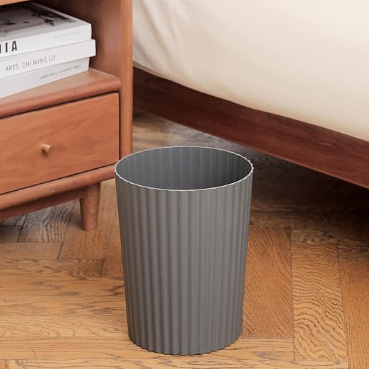 JiatuA Small Trash Can Plastic Wastebasket Round Garbage Container Bin - Image 2