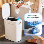 funest Bathroom Trash Can with Lid, Automatic Motion Sensor Trash Can, 3.5 - Image 2