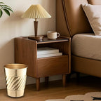 Monarch Abode Metal Bathroom Trash Can – Waste Basket - Image 7