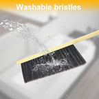 2 Pcs Hand Broom Brush, Wooden Handle Soft Bristle Cleaning Dust Brush，for - Image 6
