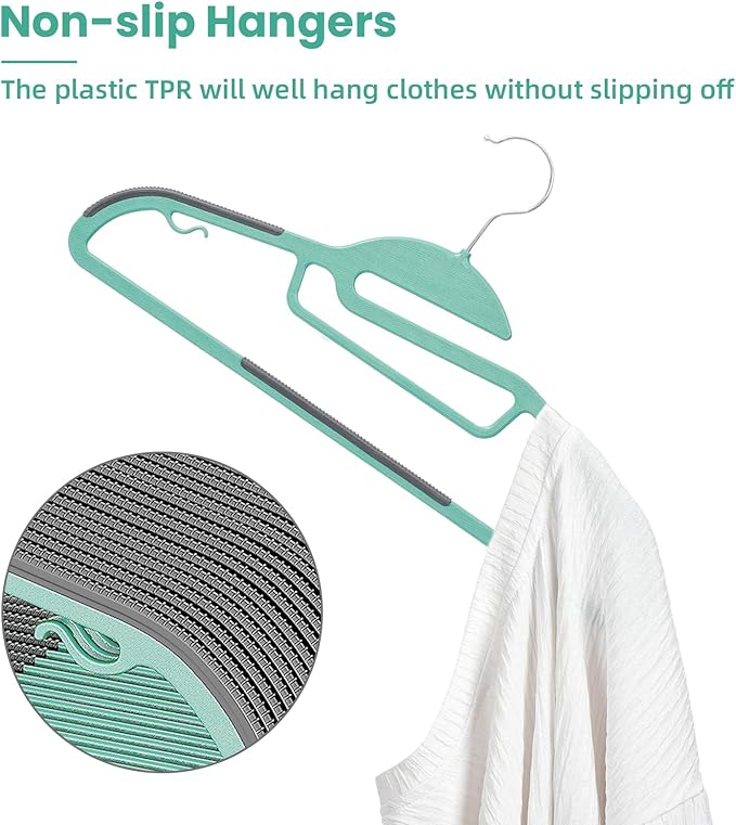 Heavy Duty Plastic Hangers 50 Pack - Image 3