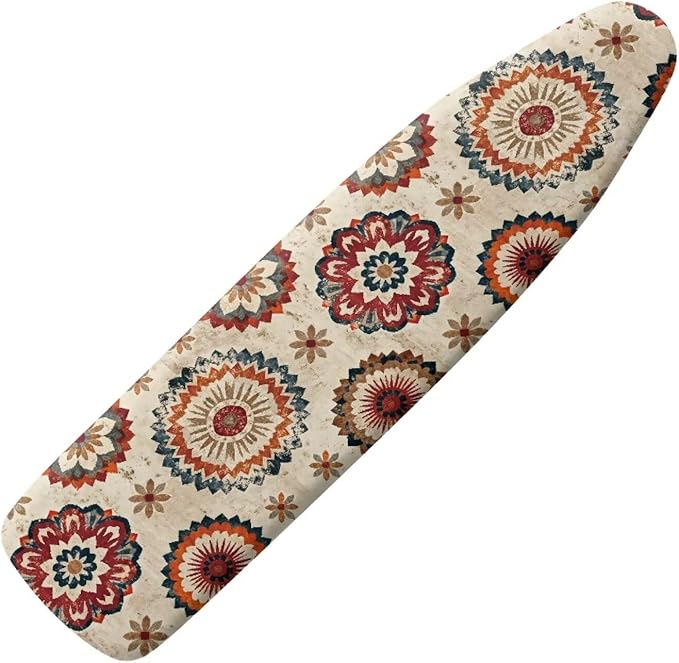 Bohemian Ironing Board Cover Soft Stain Resistant Ironing Board Cover Universal by Pzuqiu