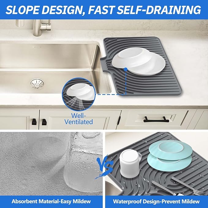 Compact Dish Drying Mat - Image 5