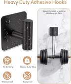 4 Pack Large Heavy Duty Wall Hooks - 26lb Max - Image 6