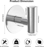 Heavy Duty Self-Adhesive Coat Hooks, Stainless Steel Towel Hooks - Image 7