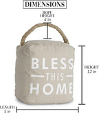Pavilion Gift Company 72151 Bless This Home Door Stopper, 5 by 6-Inch, - Image 5