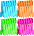 Colorful Plastic Clothespins, Heavy Duty Laundry Clothes Pins Clips Pegs by HiGift