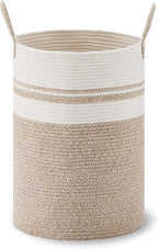 VIPOSCO Large Laundry Hamper, Tall Woven Rope Storage Basket - Image 8