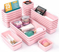 25 PCS Drawer Organizer Set, 4 Size Makeup Drawer Divider Organizer by StoreHappily
