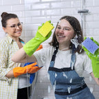 Bamllum 3 Pairs Rubber Cleaning Gloves - Image 4