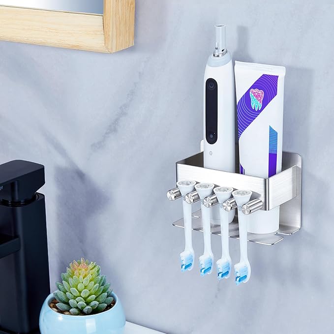Electric Toothbrush Head Holder, Electric Toothbrush Holders Wall Mounted - Image 6