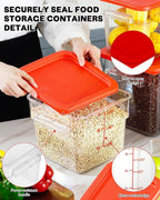 4QT NSF Food Storage Containers: 2 PCS Commercial Clear Food Storage Containers - Image 8