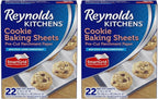 Reynolds Kitchens Cookie Baking Sheets, Pre-Cut Baking Parchment Paper Sheets by ReynoldsConsumerProducts