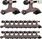 OBTANIM 16 Pack Hinge Pin Door Stopper Heavy Duty Metal Adjustable Door Stops by OBTANIM