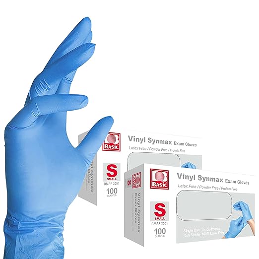 Basic Medical Synmax Vinyl Exam Gloves by JointownInternational