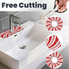 Red And White Candy Swirl Stripe Striped Mint Sugar Candy Cane Themed Kitchen - Image 3