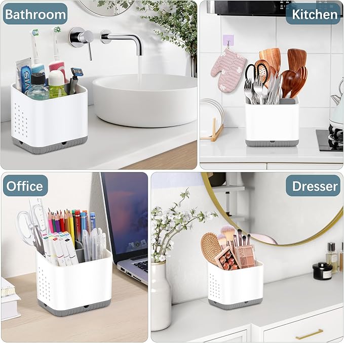Toothbrush Holders for Bathrooms, Kids Electric Toothbrush and Toothpaste Holder - Image 7