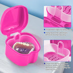 Denture Cup Retainer Cleaning Case False Teeth Soaking Container - Image 6