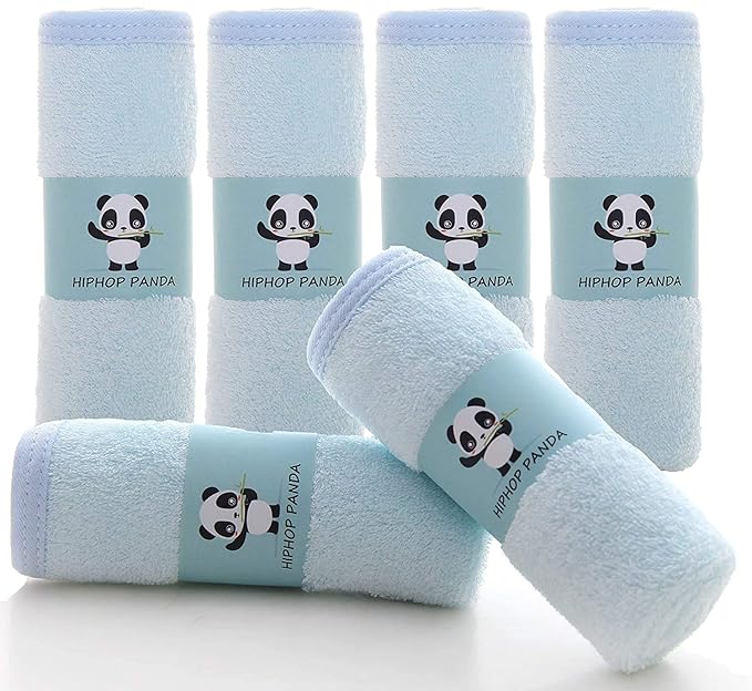 HIPHOP PANDA Baby Washcloths, Rayon Made from Bamboo - Image 6
