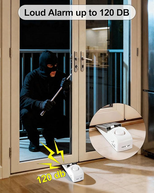 2 Pack Door Stop Alarm, Door Stopper - Image 2