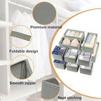 Drawer Organizer Clothes, Foldable Fabric Dresser Organizer Closet Organizers - Image 3