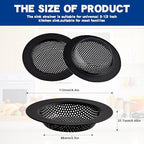 2PC Kitchen Sink Drain Strainer Stainless Steel - Image 6