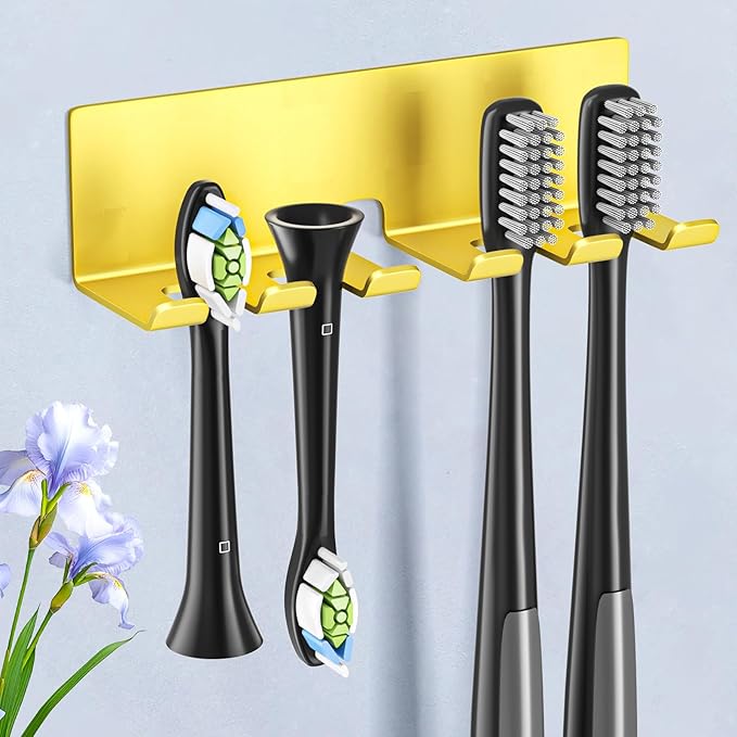 Electric Toothbrush Head Holder, Toothbrush Holders Wall Mounted, Electric by WelcometotheYAYINLI