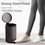 TIPGO Small Trash Can with Lid Soft Close, 4.5 Liters / 1.2 Gallon Bathroom - Image 4