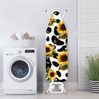 Sunflower Cow Print Ironing Board Cover and Pad Standard Size Resist Scorching - Image 3