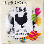 R HORSE 5Pcs Funny Chicken Kitchen Dish Towel Set Absorbent Quick Dry Cloth - Image 7