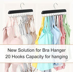2 Pack Bra Hanger, Capacity Foldable Tank Top Hanger - Image 2