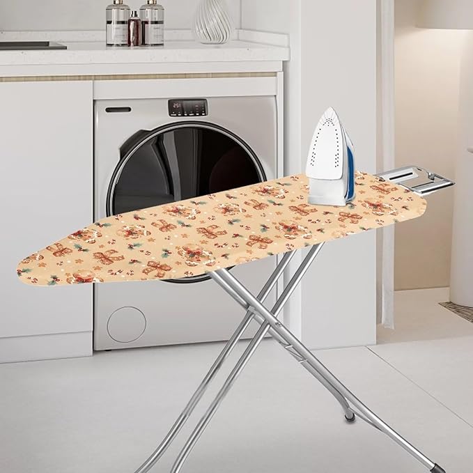 Gingerbread Ironing Board Cover 15x54 Inch, Bowknot Iron Board Cover - Image 2