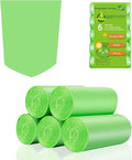 Compostable Kitchen Trash Bags 6-Gallon by Inwaysin