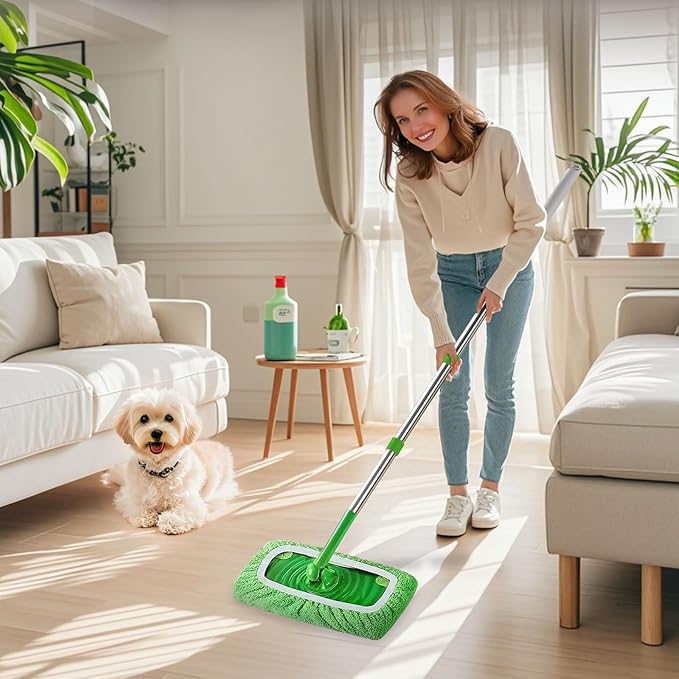 4 Pack Reusable Microfiber Mop Pads Compatible - Image 7