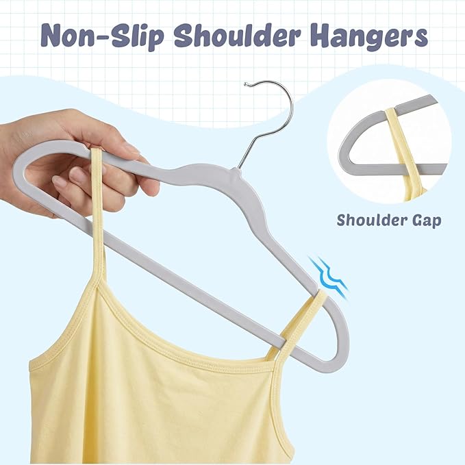 HOUSE DAY 13.5 Inch Kids Hangers 50 Pack - Image 8