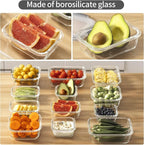 24 Pieces Glass Food Storage Containers - Image 7