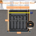 Silverware Organizer Expandable Kitchen Utensil Drawer Organizer Large BPA Free - Image 6