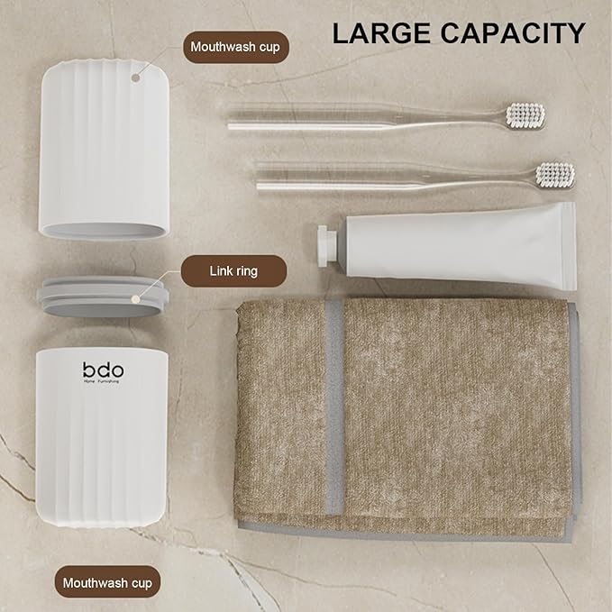Toothbrush Cup Toothbrush Travel Case, Travel Toothbrush Holder Case - Image 3