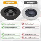 Kitchen Sink Drain Strainer, 3 in 1 Pop Up Kitchen Sink Stopper, - Image 5