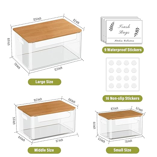 3 Pack Trash Bag Holder Dispenser - Image 4