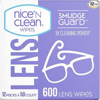 Nice 'N CLEAN SmudgeGuard Lens Wipes | Individually-Wrapped, Pre-Moistened by nicencleanwipes