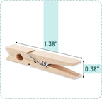 Mr. Pen- Wooden Clothes Pins, Natural Wood, 1.4 Inch, Mini Clothes Pins - Image 3