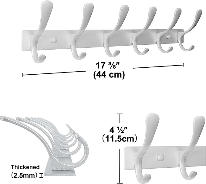 SKOLOO Coat Rack Wall Mounted - Image 5